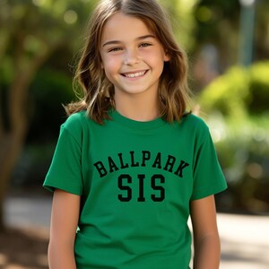 Ballpark Sis Shirt, Baseball Sister, Game Day Shirt, Girl Shirt, Sister Shirts, Sister Gift, Sister Shirt Kids, Baseball Shirt