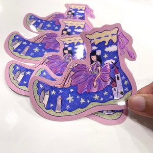 Mystical Shoe Princess Sticker