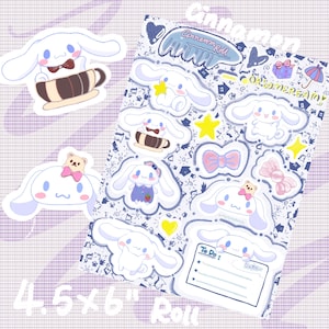 Cinnamon Roll Sticker Sheet