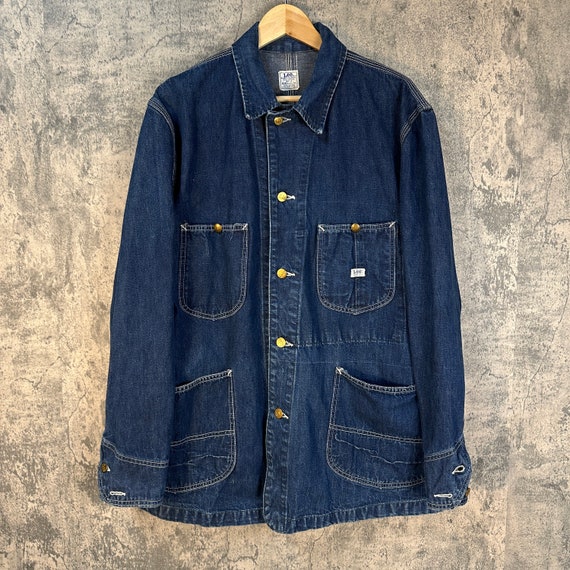 Vintage 1960s Lee Jelt Denim Chore Barn 91-J Jack… - image 1