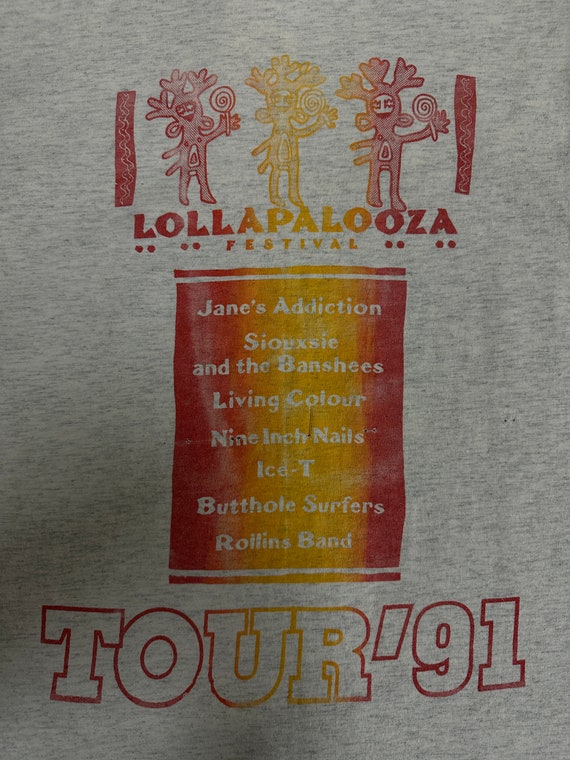 Vintage 1991 Janes Addiction Lollapalooza Concert… - image 4