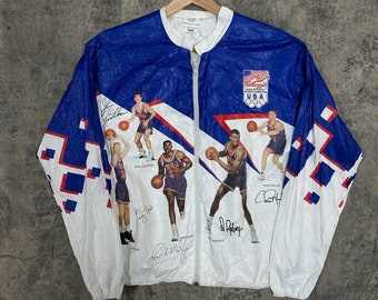 Veste de basket-ball olympique Kelloggs Dream Team vintage 1992/Taille Small