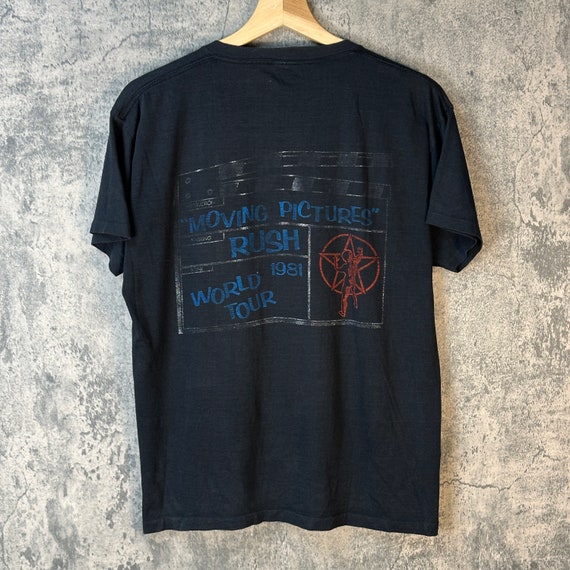 Vintage 1981 Ruch Moving Pictures Tour T-Shirt/Si… - image 2