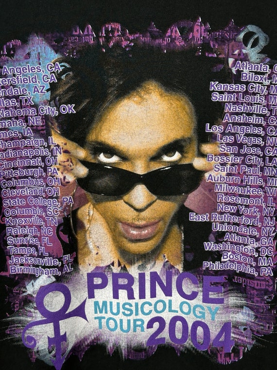 Vintage 2004 Prince Musicology Tour T-Shirt/Size … - image 5