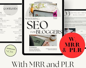 SEO Guide for Bloggers: Passive Income Ebook (Digital Download)