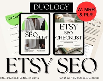 Etsy SEO Guide & Checklist: PLR MRR (Digital Download)