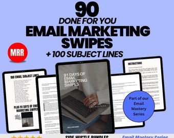 Email Marketing Swipes: 100+ Subject Lines (PLR MRR Digital Download)