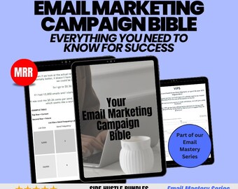 Email Marketing Campaign Bible: High-Converting Guide + Quote Banners (Digital Download)