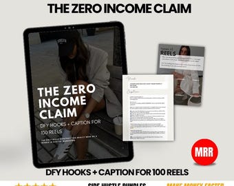 100 Reel Captions with Hooks: Social Media Content (Digital Download)
