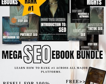 SEO Ebook Bundle: Digital Marketing, Passive Income (MRR)