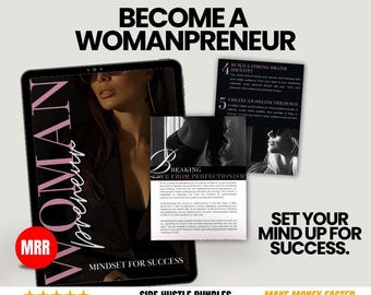 Womanpreneur Success Ebook: Mindset Guide (PLR, MRR Digital Product)