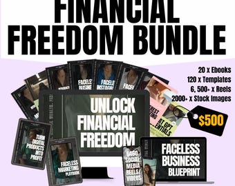 Financial Freedom Digital Product Bundle: MRR & PLR Resell Rights