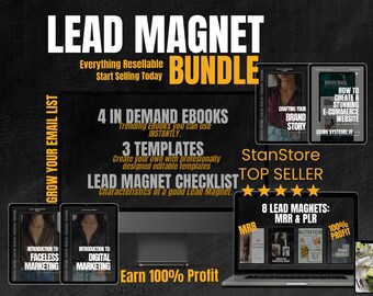 Done-For-You Lead Magnet Bundle: MRR & PLR Digital Marketing Templates