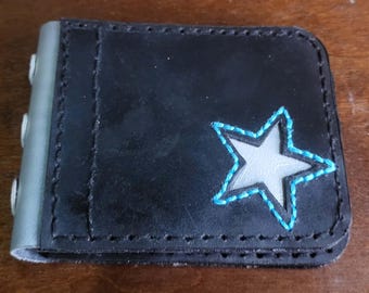Custom Black Star (Soul Eater) Character Leather Wallet