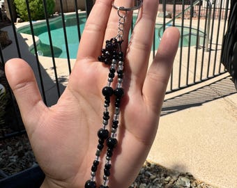 Goth Bear Keychain