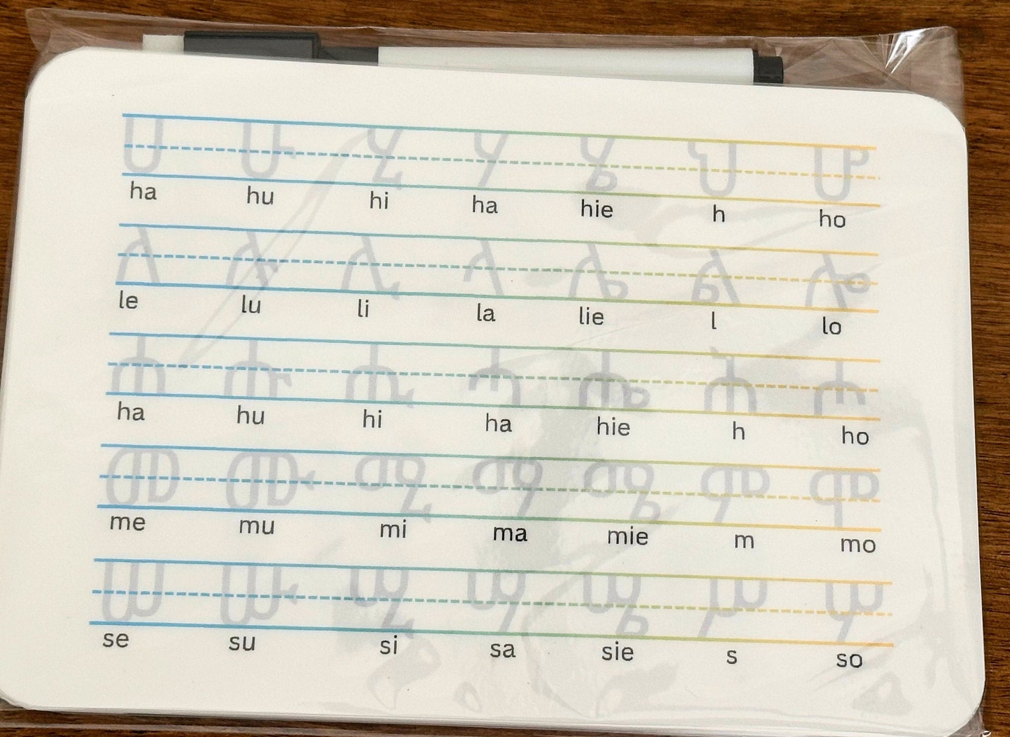 Reusable Amharic Alphabet Tracing Cards: Learn to Read & Write - Etsy