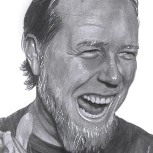 James Hetfield | Metallica | Pencil Art Print