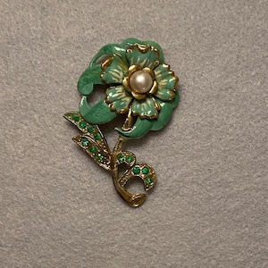 Vintage Enamel Brooch