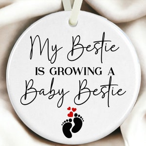 Cadeau de grossesse, Ma meilleure amie grandit, un bébé, cadeau pour meilleure amie, souvenir de grossesse, future maman, future maman