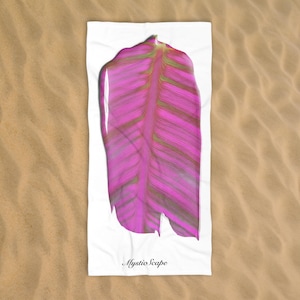 Beach Towel Modern, Vibrant Summer Towel, Poolside Fun, Vacation Essential, Gifts for Beach Lovers, Cozy Lounge, Modern Bath Towel