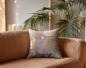 Goldenes Platinen Kissen: Techie Raum Dekor