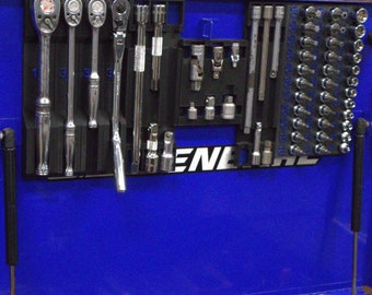 Magnetic 1/2" Socket Extension Organizer - 3D Printed Tool Storage Rack for 1/2" Extensions