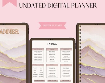Digital Life Planner - All-in-One Organizer - Hyperlinked for GoodNotes & Notability