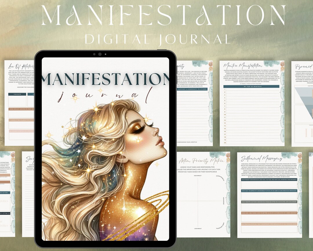 That Girl Magic Manifestation Journal – Dream Planning &amp; Goal Setting ...