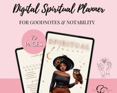 Black Girl Magic Digital Spiritual Planner: Undated, Hyperlinked (PDF Download)