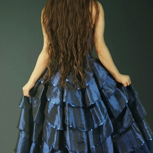 Tiered Strapless Dress