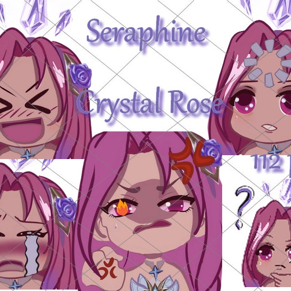 Seraphine Crystal Rose emote