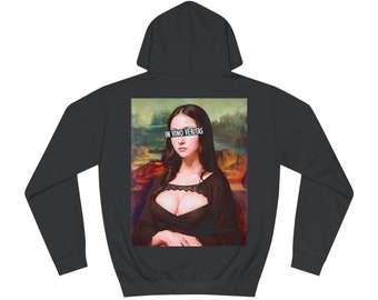 Mona Lisa V.2 (Unisex College Hoodie)