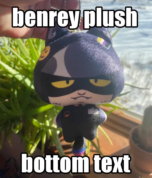 HLVRAI Catboy Benrey Plush Keychain + Pin - Etsy