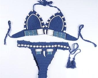 Ocean Mystery - Der ultimative Strickbikini mit Muscheln