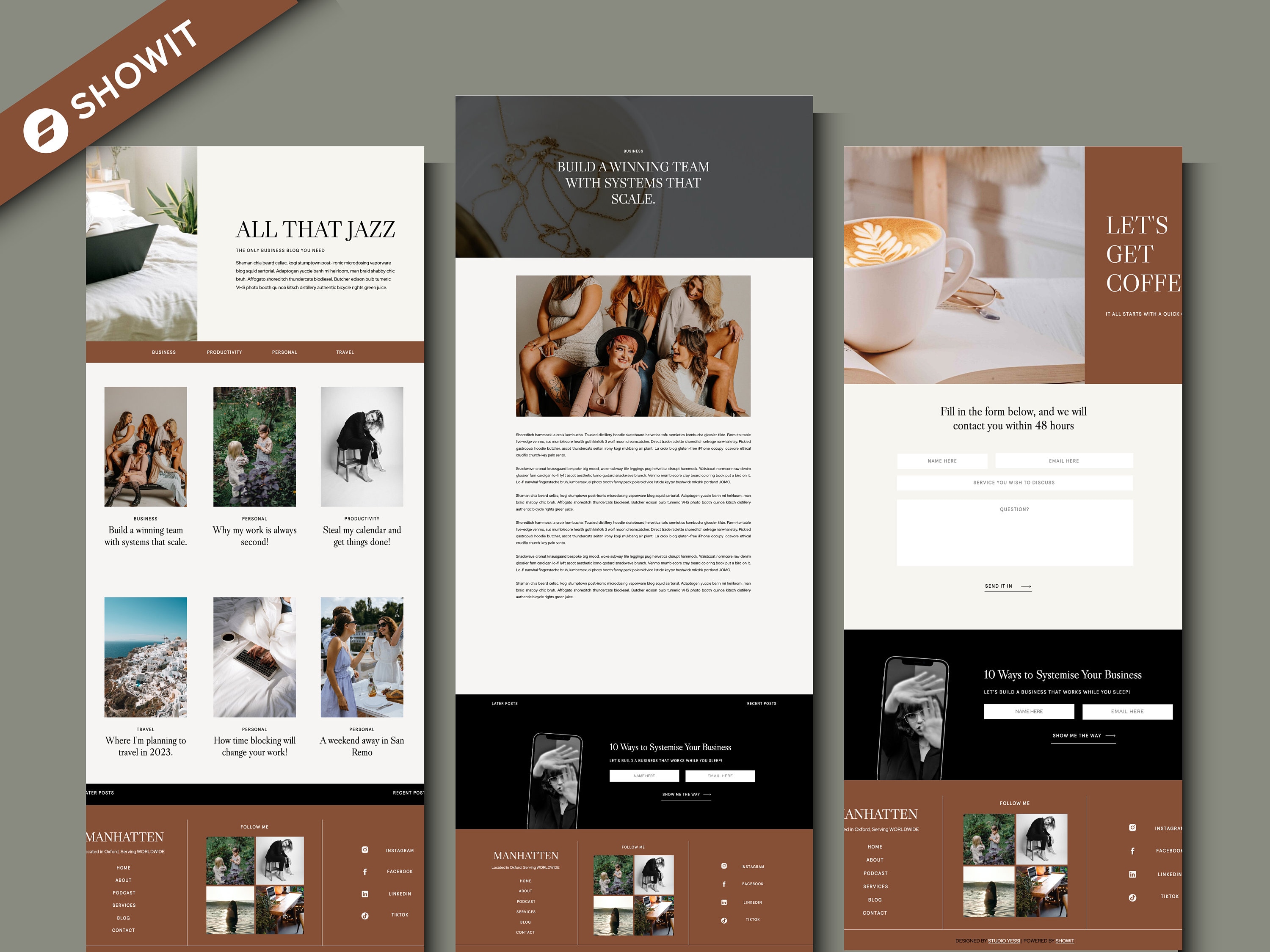 Showit Website Template for Creative Businesses, Designers and Coaches ...