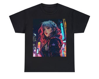 Anime Tee Anime t-shirt waifu t-shirt Anime art tee anime t-shirt anime art t-shirt manga tee manga t-shirt manga art chemise anime chemise