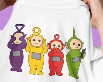 Med, Vintage 1990s Teletubbies T-Shirt, Delta, E - Etsy 日本