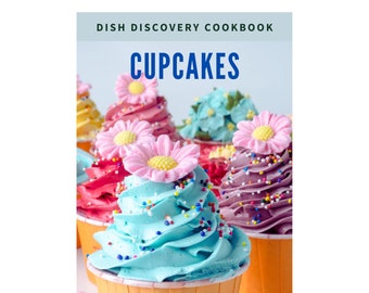 Cupcake Cookbook | 103 Recipes | Recipe eBook PDF | Digital Download | Commercial Use | PLR Recipes | Blog Content | Website Content