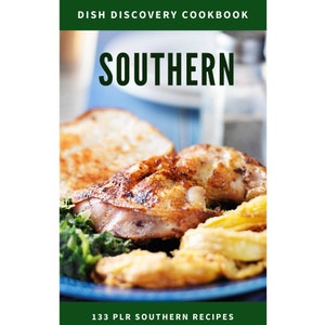 Southern Cooking Recipe eBook: 133 PLR Recipes (Digital Download)