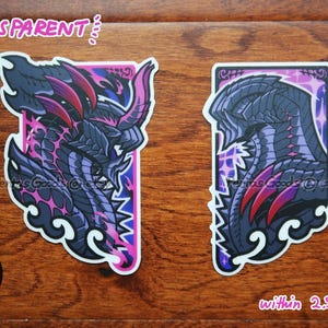 MonHun: Set de Gore Magala [Pegatina transparente]