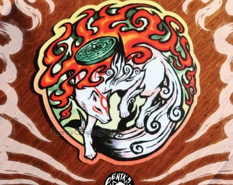 Okami: Amaterasu Sunrise Sticker