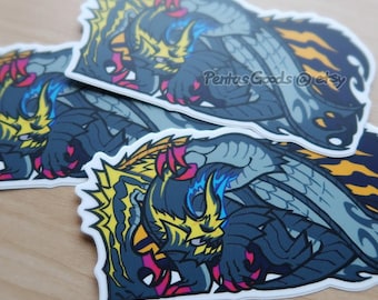 Sticker Line Monhun Monhun: Chaotic Gore Magala Sticker - Etsy