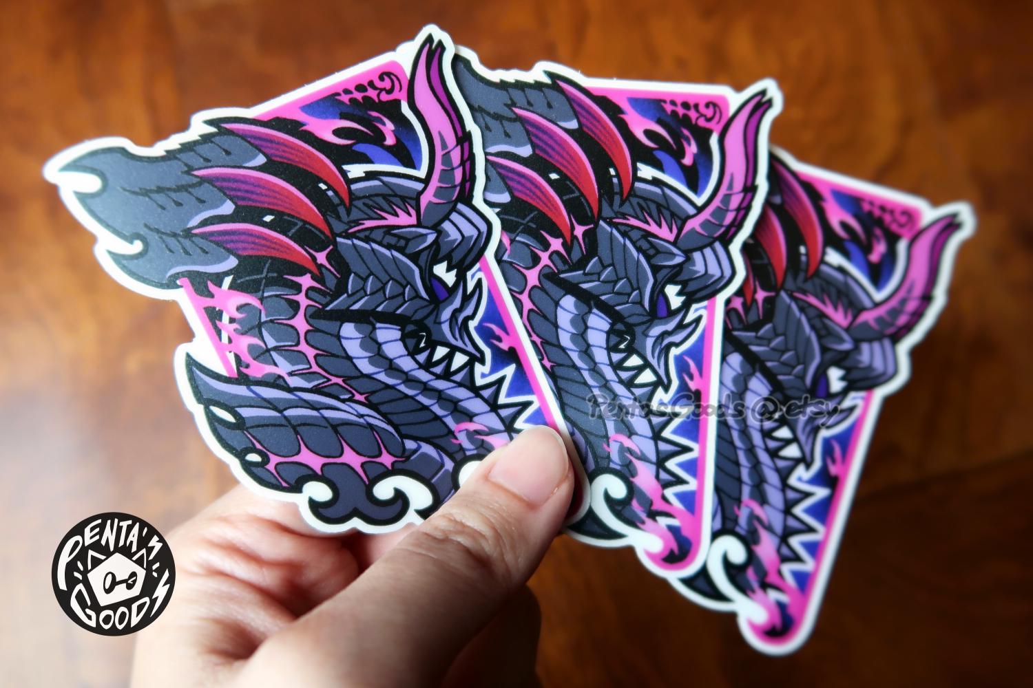 Monhun: Gore Magala Set [transparent Sticker] - Etsy
