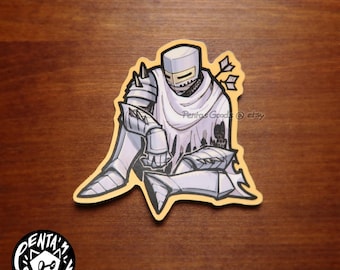 Dark Souls 2: Heide Knight Sitting Sticker
