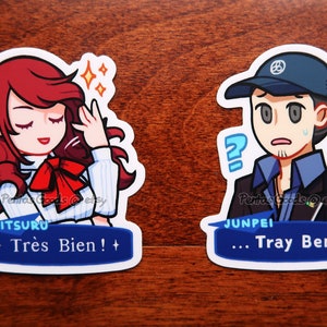 Persona 3: Tray Ben Sticker Set