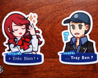 Persona 3: Tray Ben Sticker Set
