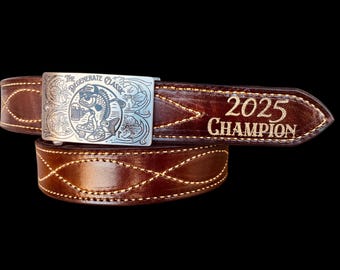 Custom Boot Stitched Belt