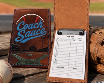 Leather Lineup Card Portfolio