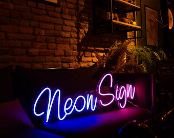 Custom Neon Sign | Neon Signs | Personalized Neon Wall Decor | LED Neon Light | Neon Bedroom Sign | Name Neon Signs | Wedding Neon Sign