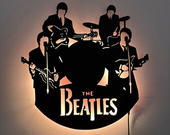 The Beatles Wall Light Decor, The Beatles RGB LED Sign, Music Room Wall Ar, The Beatles Fans Gift, The Beatles, Birthday Christmas Gifts